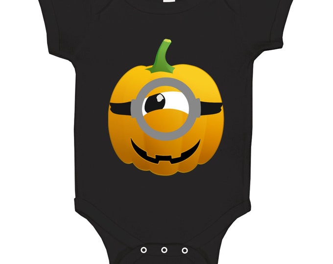 Jack Eye Lantern Black Baby One Piece