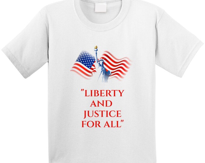 Liberty And Justice T Shirt Youth