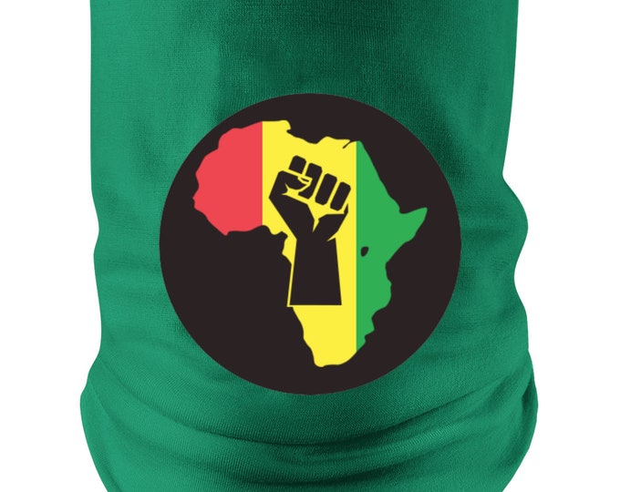 Africa Pride Green Neck gaiter