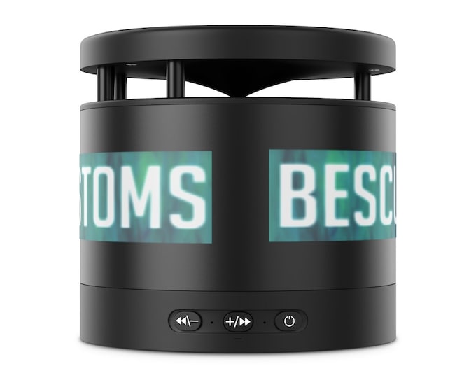 Custom Aluminum Bluetooth Speaker with Wireless Charging