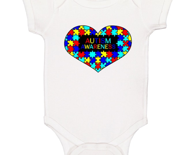 Autism Awareness Baby One Piece