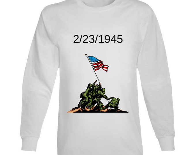 Battle Of Iwo Jima Long Sleeve T Shirt