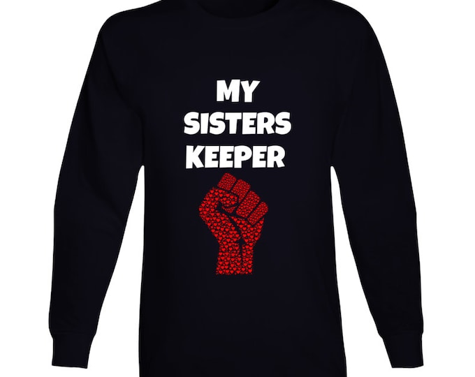 My Sisters Keeper Black Long Sleeve T Shirt