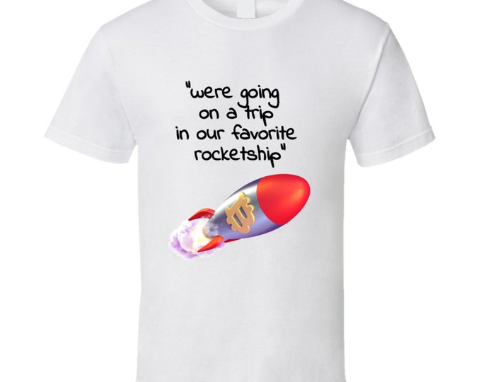 Bitcoin Rocket T Shirt