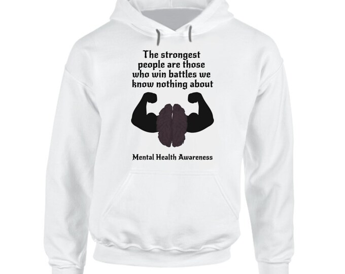 Mental Health Awareness Strength Hoodie