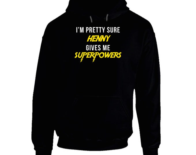 Henny Superpowers Hoodie, 100% Cotton