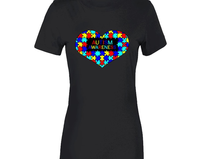 Autism Awareness Ladies T Shirt