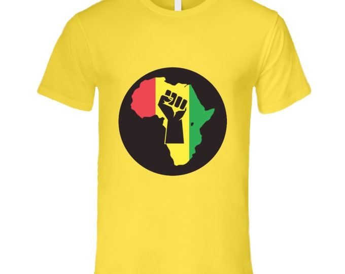 Africa Pride Yellow T Shirt