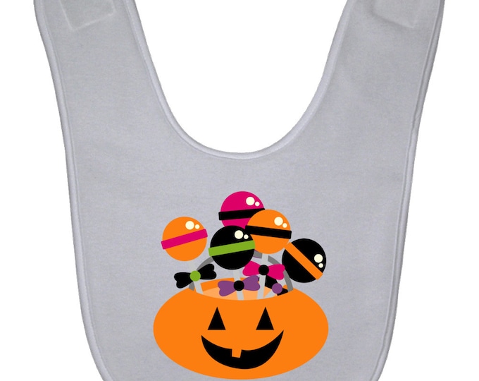 Candy Bag White Baby Bib