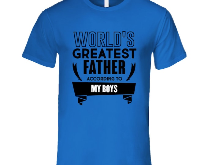 Worlds Greatest Father...boys T Shirt