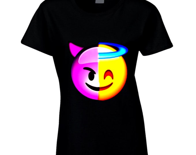Good Vs Evil  Ladies T Shirt