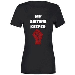 My Sisters Wächter schwarzes Damen T-Shirt