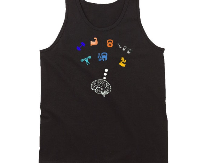 Heavy Thoughts Black Tanktop
