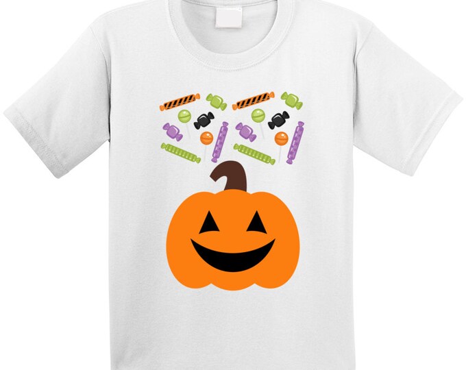Treat Bag White T Shirt Youth