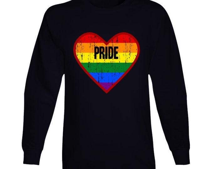 Rainbow Pride Long Sleeve T Shirt