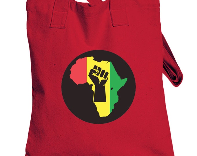 Africa Pride Red Totebag