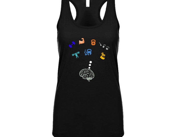 Heavy Thoughts Black Tanktop