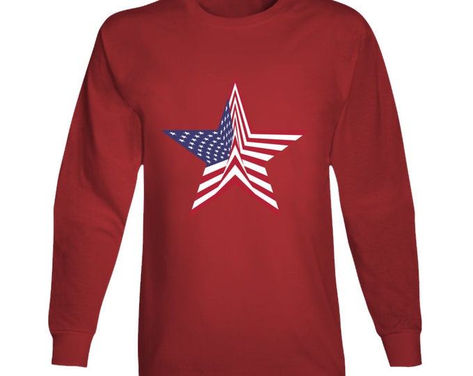American Star Long Sleeve T Shirt