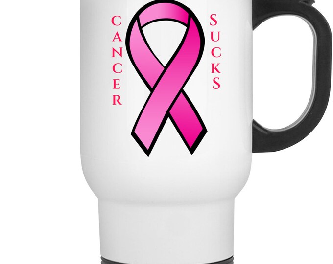 Breast Cancer Ribbon Mug