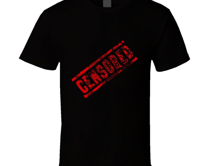 Censored Black T Shirt