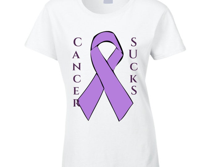 All Cancers Ribbon Ladies T Shirt