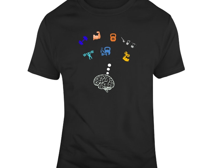 Heavy Thoughts Black T Shirt