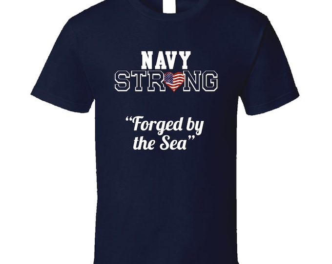 Patriotic Strong T Shirt Blue