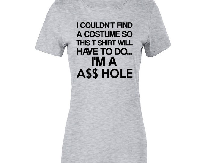 A Hole Halloween Ladies T Shirt