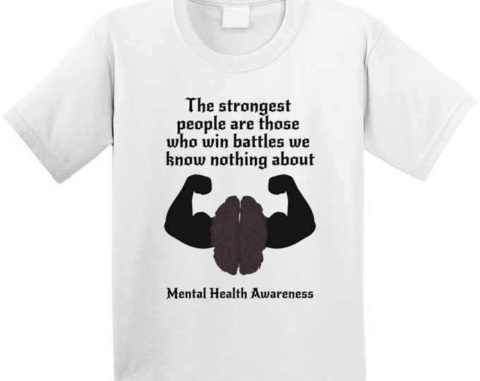 Mental Health Awareness Strength T Shirt Youth