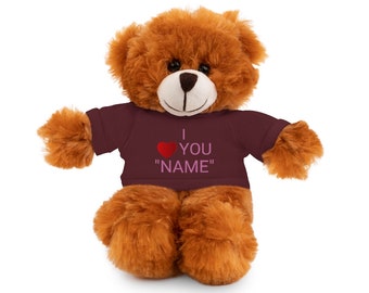 Premium Custom Plush Toy with Customizeable T-Shirt