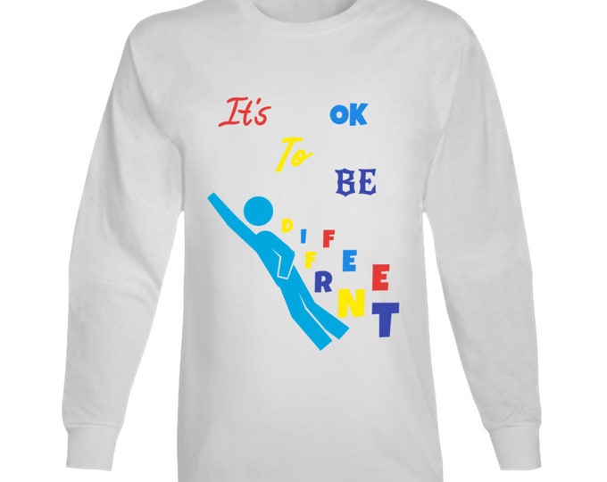 Autism Awareness Ok To Be Different Long Sleeve T Shirt