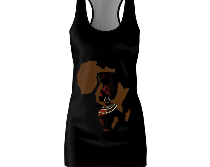 Custom Racerback Dress: Olive Black, Sporty Fit