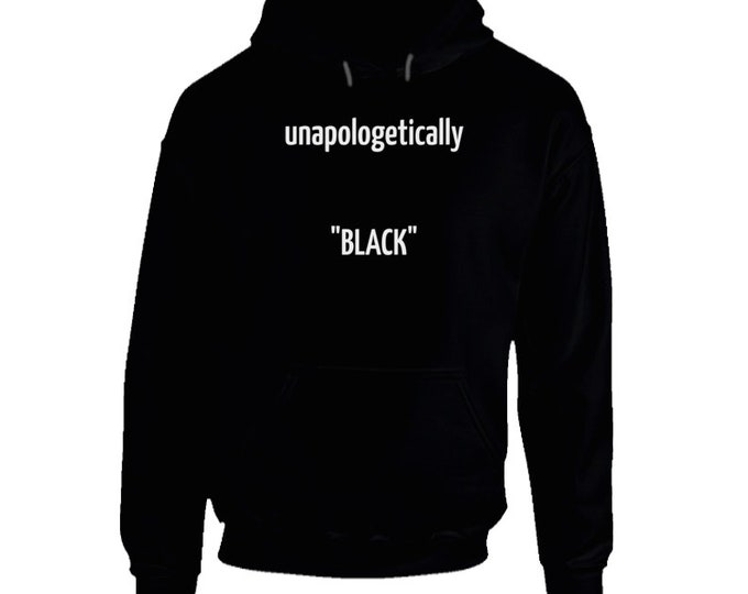 Unapol...black Hoodie