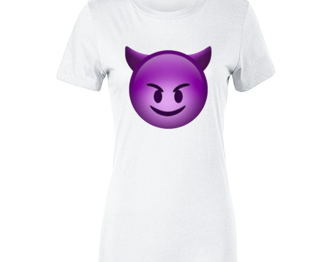 Purple Demon  Ladies T Shirt