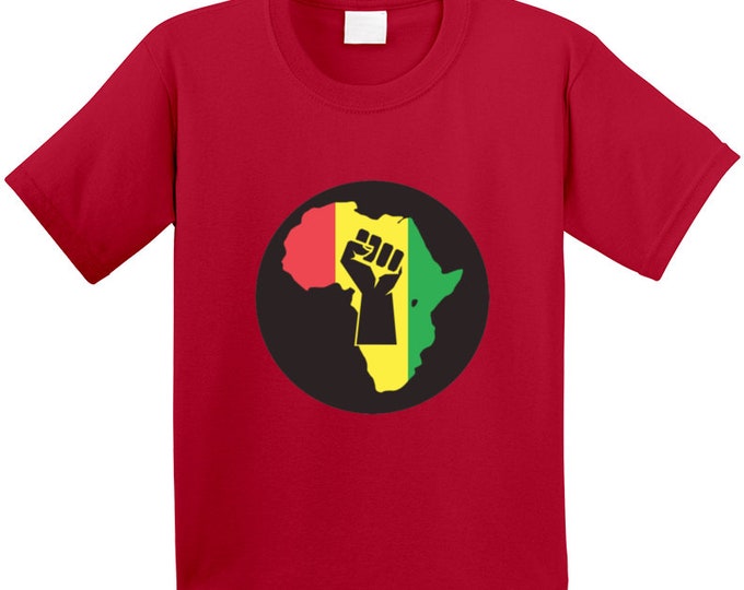 Africa Pride Red T Shirt Youth