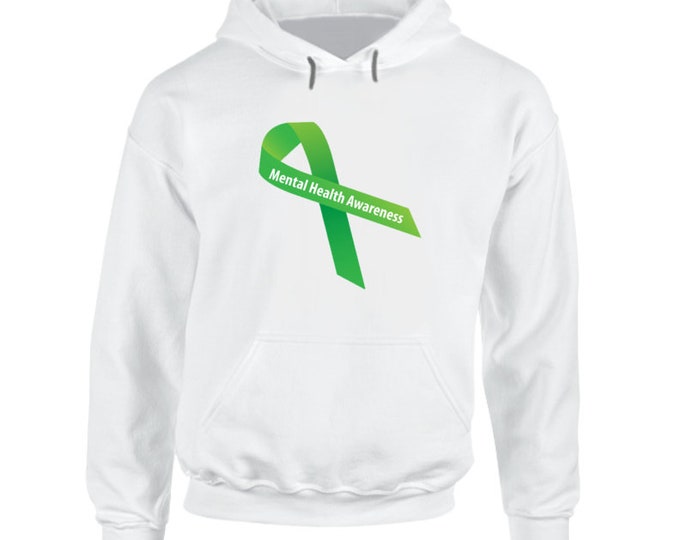 Mental Health Awareness Ribbon 1 Hoodie