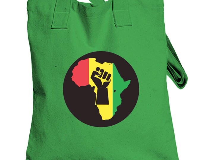 Africa Pride Green Totebag