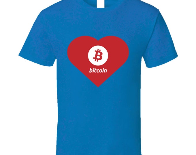 Bitcoin Heart T Shirt