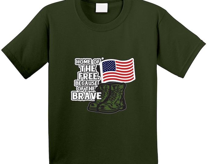 Home Of The Free T Shirt Youth