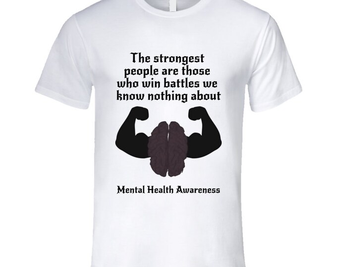 Mental Health Awareness Strength T Shirt
