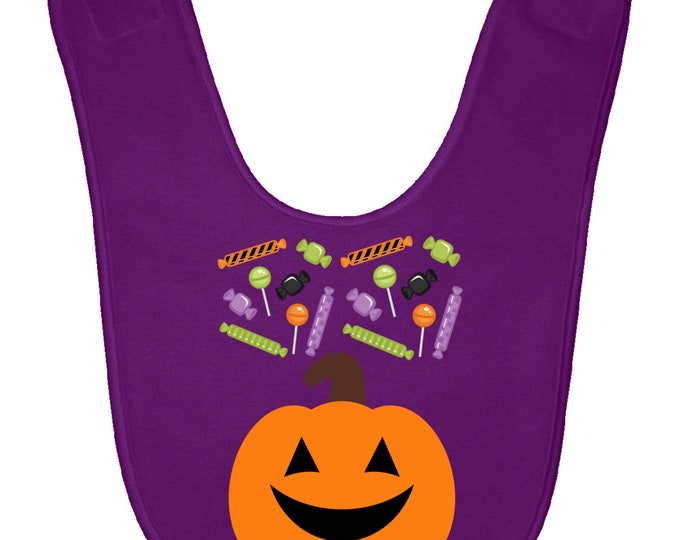Treat Bag Purple Baby Bib