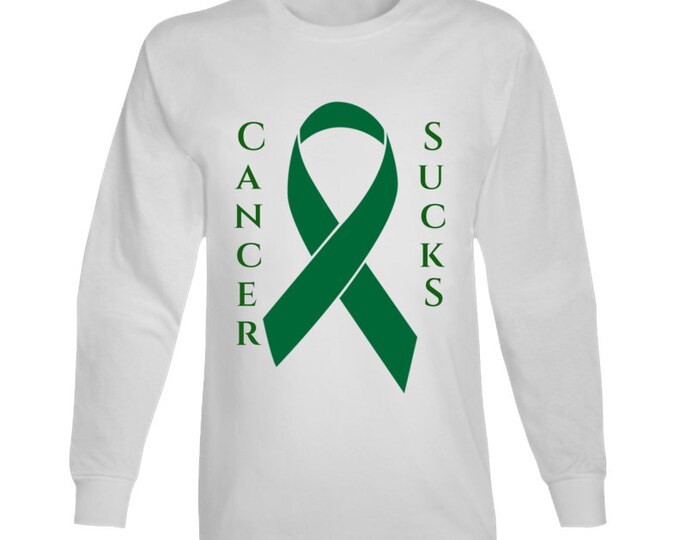 Liver Cancer Ribbon Long Sleeve T Shirt