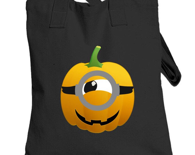 Jack Eye Lantern Black Totebag
