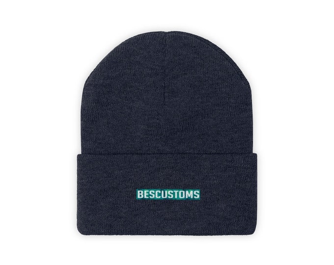 Custom Knit Beanie: Personalized Acrylic Wool Cap
