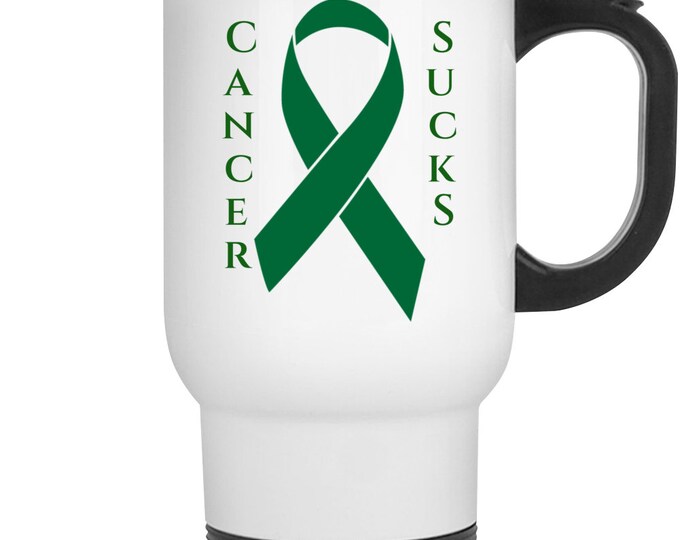 Liver Cancer Ribbon Mug