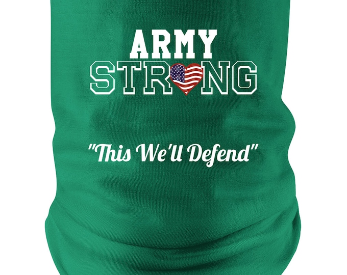 Patriotic  Strong Neck gaiter Green
