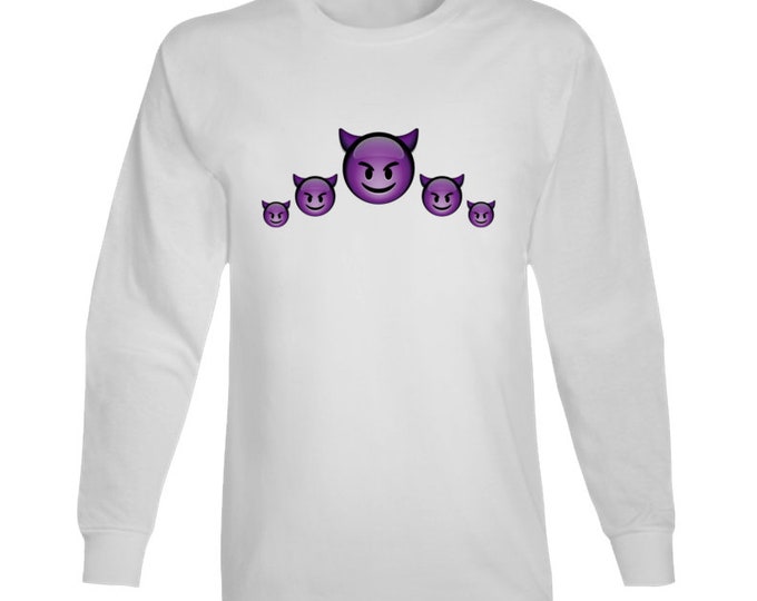 Purple Demon s Long Sleeve T Shirt