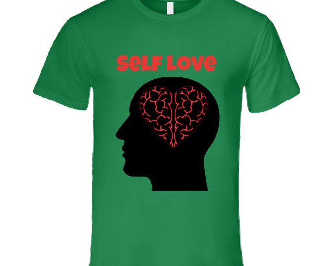 Mental Health Awareness Self Love Green T Shirt