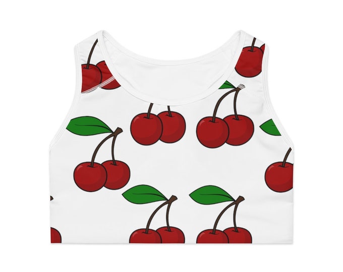 Custom Printed Compression Sports Bra