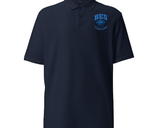 Custom Pique Polo Shirt: Unisex Ring-Spun Cotton
